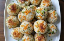 Wholesome Cheesy Vegetable Rice Balls