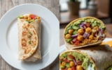Zesty Spicy Chickpea Avocado Wrap